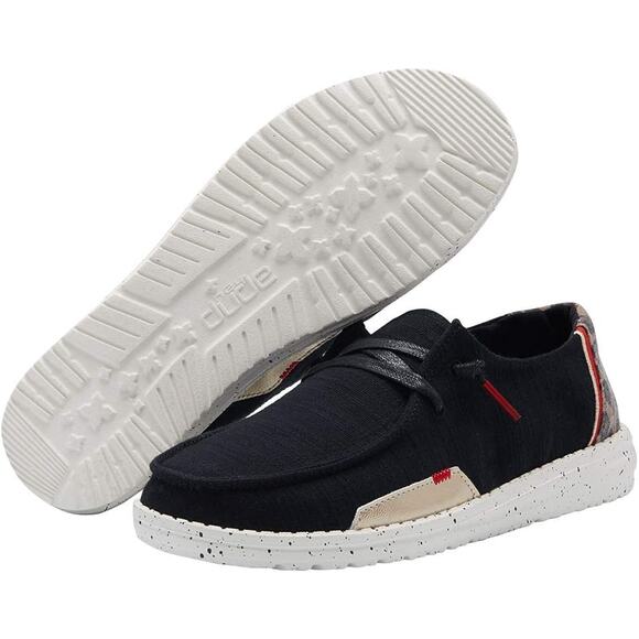 Hey dudes Wendy jungle black leopard print slip on womens sz 8 new - Picture 1 of 8